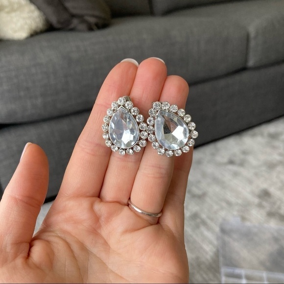 *2/$15* Rhinestone Statement Earrings - Picture 1 of 4